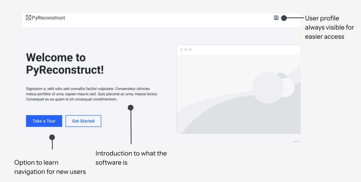 Guided entry point — welcome screen iteration