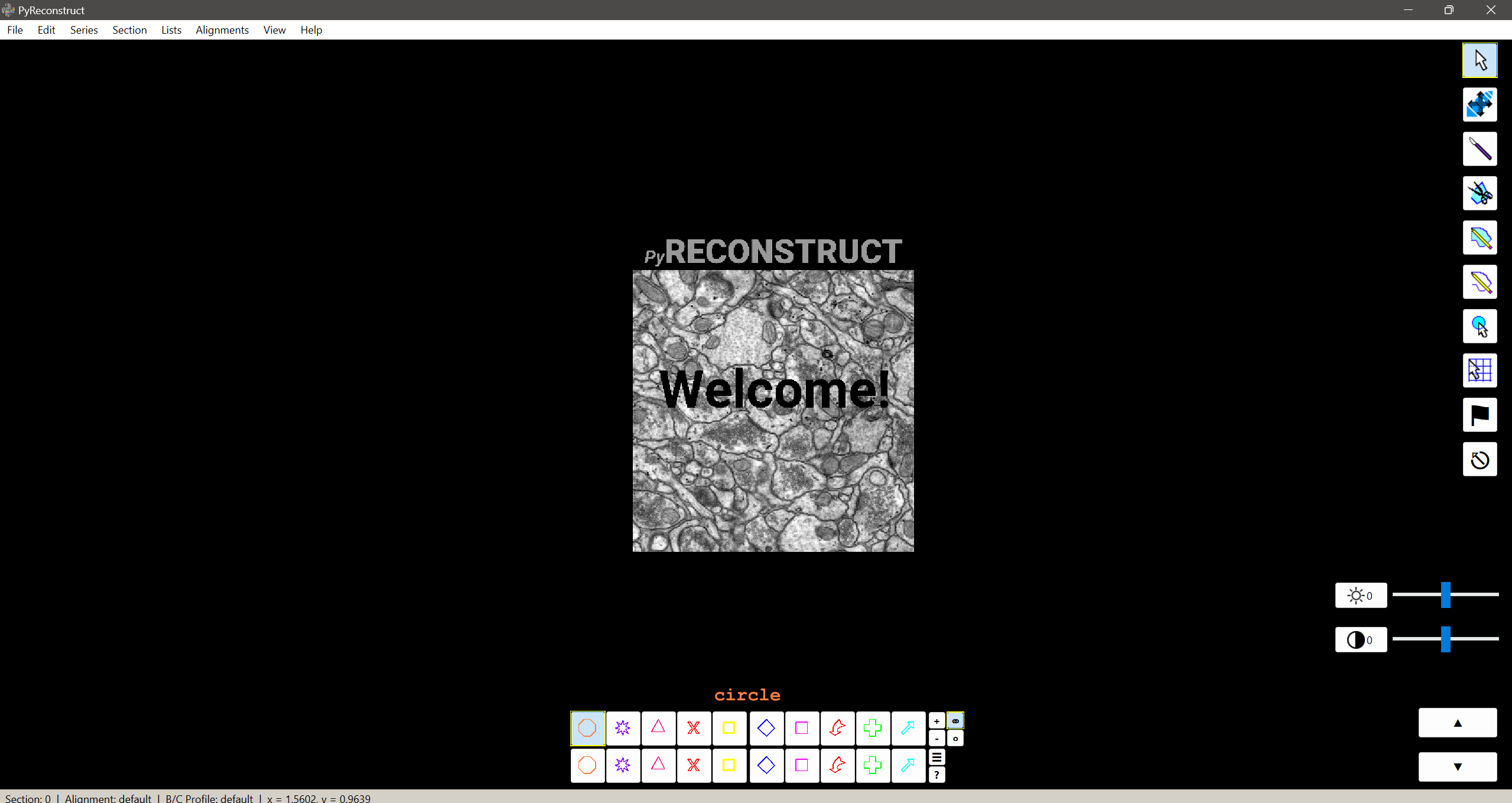 Original PyReconstruct workspace